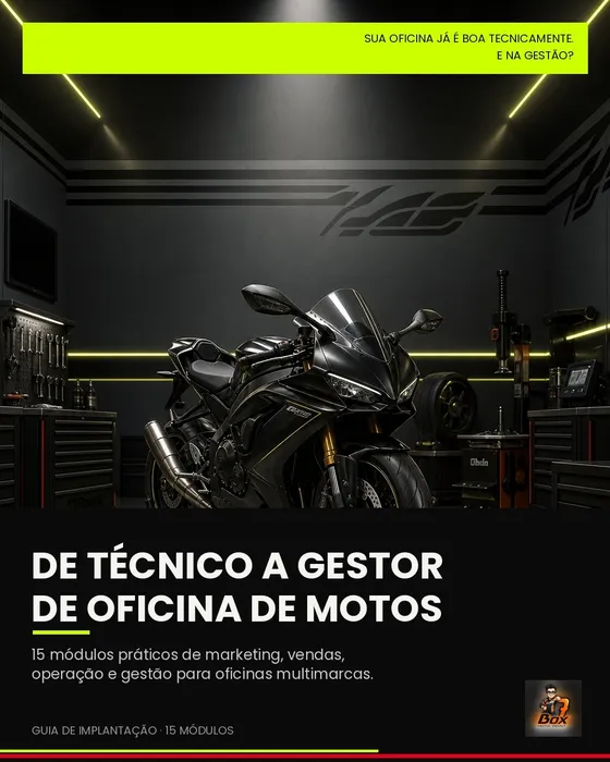 De Técnico a Gestor de Oficina de Motos