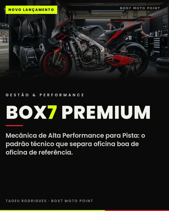 Box7 Premium – Mecânica de Alta Performance para Pista